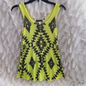 Tribal print tank top